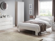 Julian Bowen Manhattan White Gloss 3 Drawer Chest Thumbnail