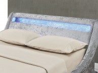 Single bed frame store with led lights