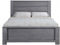 Sleep Design Gawsworth 5ft Kingsize Grey Wooden Bed Frame Thumbnail