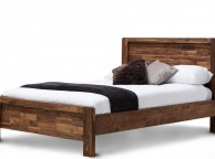 Sleep Design Chester 4ft6 Double Rustic Wooden Bed Frame Thumbnail
