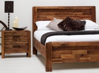 Sleep Design Chester 4ft6 Double Rustic Wooden Bed Frame Thumbnail