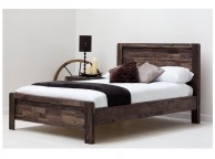 Sleep Design Chester 4ft6 Double Teak Wooden Bed Frame Thumbnail