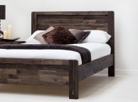 Sleep Design Chester 4ft6 Double Teak Wooden Bed Frame Thumbnail