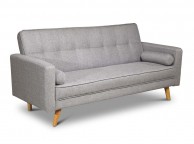 Sleep Design Boston Grey Fabric Sofa Bed Thumbnail