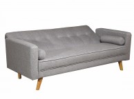 Sleep Design Boston Grey Fabric Sofa Bed Thumbnail