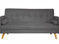 Sleep Design Boston Charcoal Fabric Sofa Bed Thumbnail