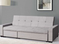 Sleep Design Seattle Grey Fabric Sofa Bed Thumbnail