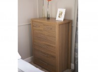 GFW Havana 4 Plus 2 Drawer Oak Finish Chest Thumbnail