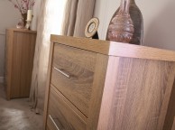 GFW Havana 5 Drawer Chest Oak Finish Thumbnail