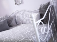GFW Madison 3ft Single White Metal Day Bed Thumbnail