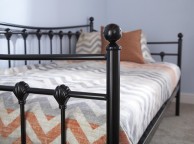 GFW Memphis 3ft Single Black Metal Day Bed with Underbed Thumbnail