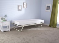 GFW Memphis 3ft Single Ivory Metal Day Bed with Underbed Thumbnail