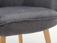 Sleep Design Coven Charcoal Grey Fabric Chair Thumbnail