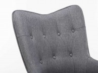 Sleep Design Coven Charcoal Grey Fabric Chair Thumbnail