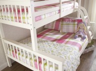 GFW Novaro White Wooden Trio Triple Sleeper Bunk Bed Thumbnail