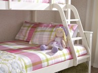 GFW Novaro White Wooden Trio Triple Sleeper Bunk Bed Thumbnail