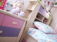 GFW Sydney 3ft Storage Bed Frame Pink and Lilac Thumbnail