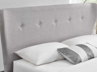 Sleep Design Kensington 5ft Kingsize Grey Fabric Bed Frame Thumbnail