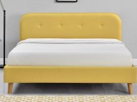 Sleep Design Woburn 5ft Kingsize Yellow Fabric Bed Frame Thumbnail