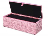 Pink velvet blanket box deals