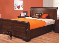 Sweet Dreams Jackdaw 4ft6 Double Mahogany Finish Wooden Bed Frame Thumbnail