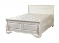 Sweet Dreams Jackdaw 5ft Kingsize White Wooden Bed Frame Thumbnail