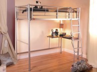 Sweet Dreams Opal Metal High Sleeper Bed Frame Thumbnail