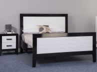 Sweet Dreams Mode 5ft Kingsize Black And White Bed Frame Thumbnail