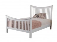Sweet Dreams Vaughan 5ft Kingsize White Wooden Bed Frame Thumbnail