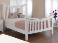 Sweet Dreams Vaughan 5ft Kingsize White Wooden Bed Frame Thumbnail