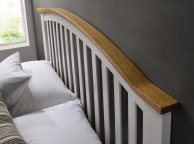 Flintshire Leeswood 3ft Single Grey And Oak Finish Bed Thumbnail