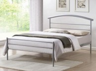 Time Living Brennington 4ft6 Double Silver Metal Bed Frame Thumbnail