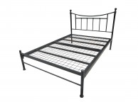 Metal Beds Bristol 3ft Single Black Gloss Metal Bed Frame Thumbnail