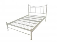Metal Beds Bristol 4ft Small Double Ivory Metal Bed Frame Thumbnail