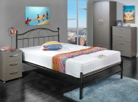 Metal Beds Sussex 3ft Single Black Metal Bed Frame Thumbnail