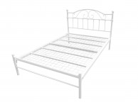 Metal Beds Sussex 4ft Small Double White Metal Bed Frame Thumbnail