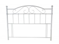 Metal Beds Sussex 3ft  Single White Metal Headboard Thumbnail