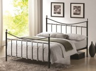 Time Living Oban 4ft6 Double Black Metal Bed Frame Thumbnail