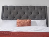 GFW Koln 4ft6 Double Grey Fabric Storage Bed Thumbnail