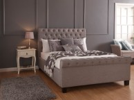 GFW Layla 5ft Kingsize Silver Fabric Ottoman Bed Frame Thumbnail