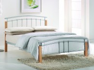 Time Living Tetras 4ft6 Double Silver Metal Bed Frame Thumbnail