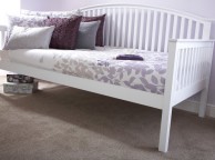 GFW Madrid 3ft Single White Wooden Day Bed Thumbnail