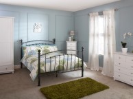 GFW Brompton 4ft6 Double Metal Bed Frame In Pewter Thumbnail