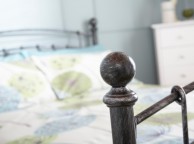 GFW Brompton 4ft6 Double Metal Bed Frame In Pewter Thumbnail