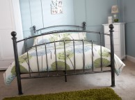 GFW Brompton 4ft6 Double Metal Bed Frame In Pewter Thumbnail