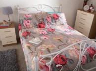 GFW Panache Crystal 4ft6 Double White Metal Bed Frame Thumbnail