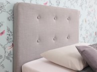 GFW Ashbourne 3ft Single Light Grey Fabric Bed Frame Thumbnail