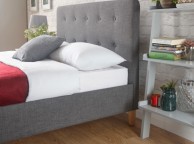 GFW Ashbourne 4ft6 Double Dark Grey Fabric Bed Frame Thumbnail