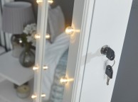 GFW Amore Mirror Jewellery Armoire With LED In White Thumbnail