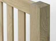 Bentley Designs Turin Aged Oak 4ft6 Double Wooden Slatted Headboard Thumbnail